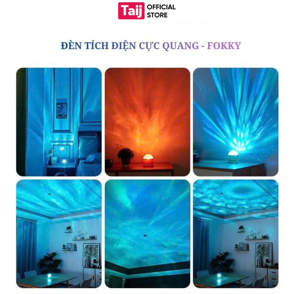 Đèn Bàn  LED Cực Quang 16 Màu Đổi Màu Kèm Remote, Đèn Trang Trí Phòng Khách, Làm Việc, Phòng Ngủ