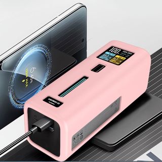 Bảo vệ bộ sạc di động NOOKSTORY, chống sốc với túi sắp xếp dây buộc, silicon mềm chất lượng cao chống rơi Vỏ bảo vệ toàn diện cho du lịch CUKTECH 10