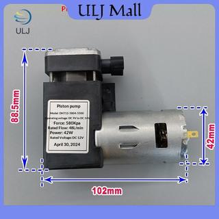 ULJ 1 Cái 48L DC12V / 24V Máy bơm không khí chân không áp suất âm nhỏ Máy bơm pít-tông khí nén dòng chảy lớn 42W 5000 / 5500RPM để sử dụng trong công nghiệp.