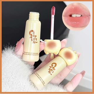 [savemoneyeveryday] Son bóng dễ thương dưỡng ẩm mượt mà và lâu trôi Lip Glaze 4 sắc thái Dễ dàng bôi vết bẩn môi cho người mới bắt đầu [vn]
