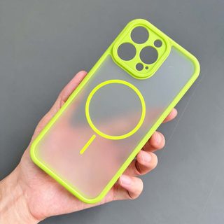 Ốp bảo vệ từ tính bảo vệ ống kính mờ mờ phù hợp cho iPhone 17 Air 16 15 14 Plus 13 12 11 Pro Max, vỏ bảo vệ acrylic cứng thích hợp để sạc không dây