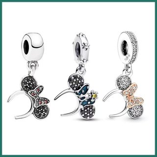 Mặt dây chuyền nơ S925 đính cườm - Thiết kế đơn giản, trendy DIY