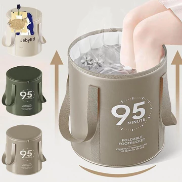 Xô du lịch di động có thể gập lại để ngâm chân - Bồn tắm chân - Túi tắm chân cách nhiệt - Chậu tắm ngâm chân cho Spa ngâm chân YUE4 6XTI