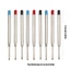 COO 9 Chiếc Kim Loại 1 Mm Bút Điểm Nạp Bút Bi Nạp Điểm Bút Nạp Lại Bút Nạp Lại