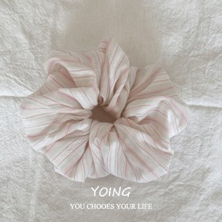 Scrunchy Kem Mây Lông Tơ Phong Cách Mới - Bóng Đầu Đuôi Ngựa Ngọt Ngào