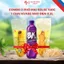 Combo 2 phô mai vị mặn SOLSE 100g và 1 nước kvass vị nho đen 0,5L thơm ngon tươi mát ăn vặt đồ uống
