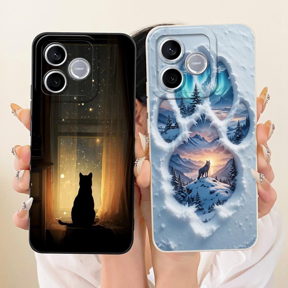 Dành Cho Honor 600 Lite Honor 500 Vỏ Điện Thoại Thông Minh Hoạt Hình Gấu Trúc Thỏ Phi Hành Gia Họa Tiết Mèo Vỏ Silicon Lỏng