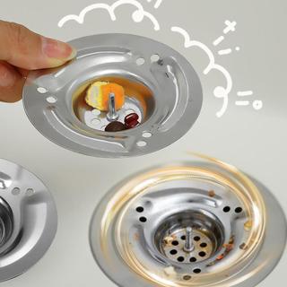 1 / 2 / 3 Bộ lọc thoát nước sàn xoáy chống tắc đa năng - Bộ lọc bồn rửa nhà bếp bằng thép không gỉ tròn