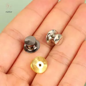 Hộp 10 Kim Loại Pin Bas cho DIY Trâm Huy Hiệu và Trang Sức Thủ Công