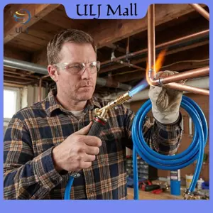 ULJ 2.5M Đồng Nhôm Ngọn Lửa Hàn Đèn Pin Hàn Công Cụ Có Thể Điều Chỉnh Ngọn Lửa Cho Kim Loại Nóng Chảy Rèn.