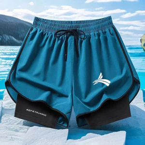 Quần Short Hai Lớp Cho Tập Luyện và Đi Biển - Thoáng Khí, Khô Nhanh