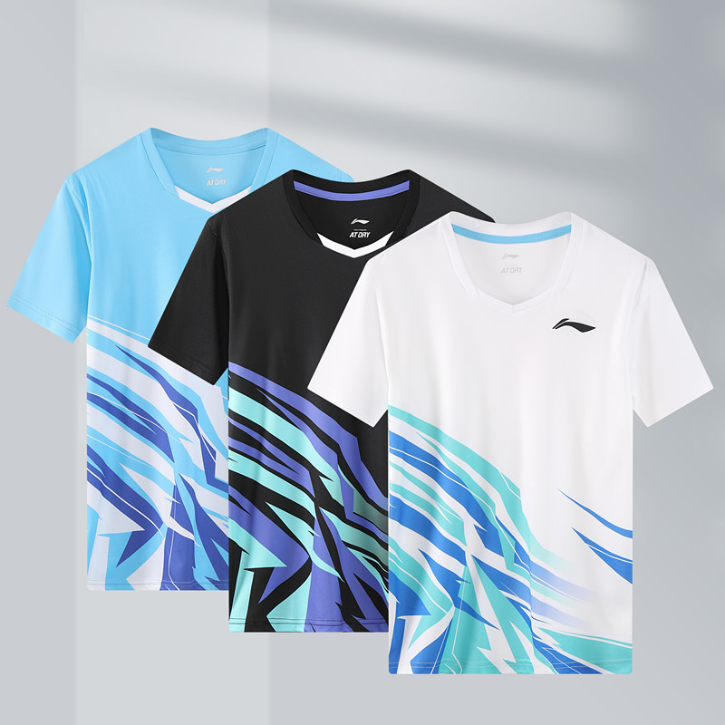 Áo thi đấu thể thao Li-Ning, khô nhanh, phù hợp nam và nữ
