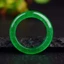 Ice Quartz Rock Full Green Ring, Nhẫn Phong Cách Dân Tộc Sang Trọng