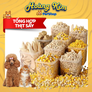 Tổng hợp - Các loại thịt sấy khô cao cấp - Hỗn hợp thịt sấy khô dinh dưỡng cho chó mèo