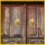 Tay nắm cửa màu đen Lion Gold Tainless Knocker Cổng kéo trang trí khxinggao