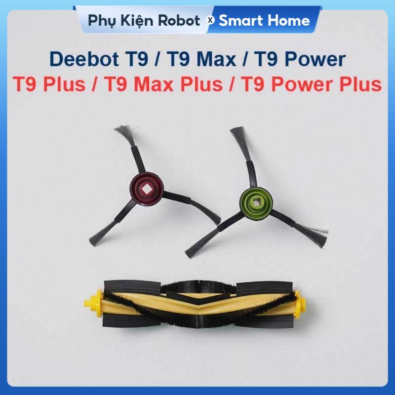 Phụ Kiện Thay Thế Robot Deebot T9, T9 Plus, T9 Max, T9 Max Plus, T9 Power, T9 Power Plus