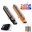 Giá đỡ sạc siêu nhanh SAIA, có thể gập lại 360° Bộ chuyển đổi cáp dữ liệu xoay, Bộ chuyển đổi cáp sạc bền bỉ có thể tháo rời