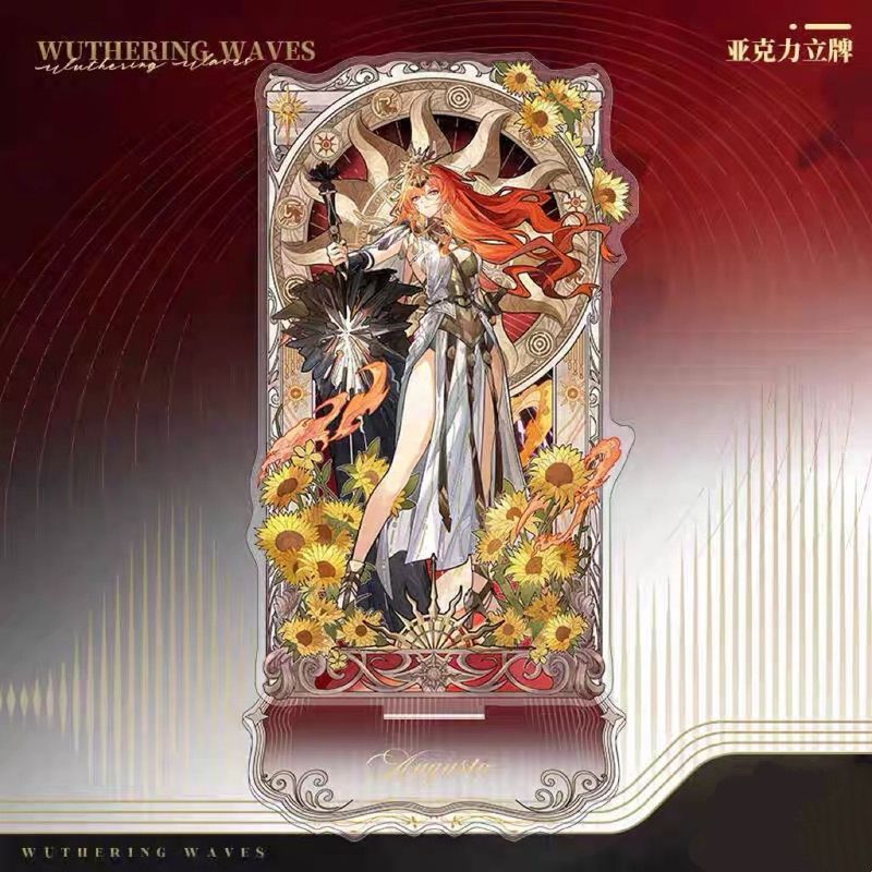 Wuthering Waves Tarot Series Acrylic Đứng - Augusta & Yuno Anime Hình Trang Trí Bàn Làm Việc 10cm Sưu Tập Quà Tặng
