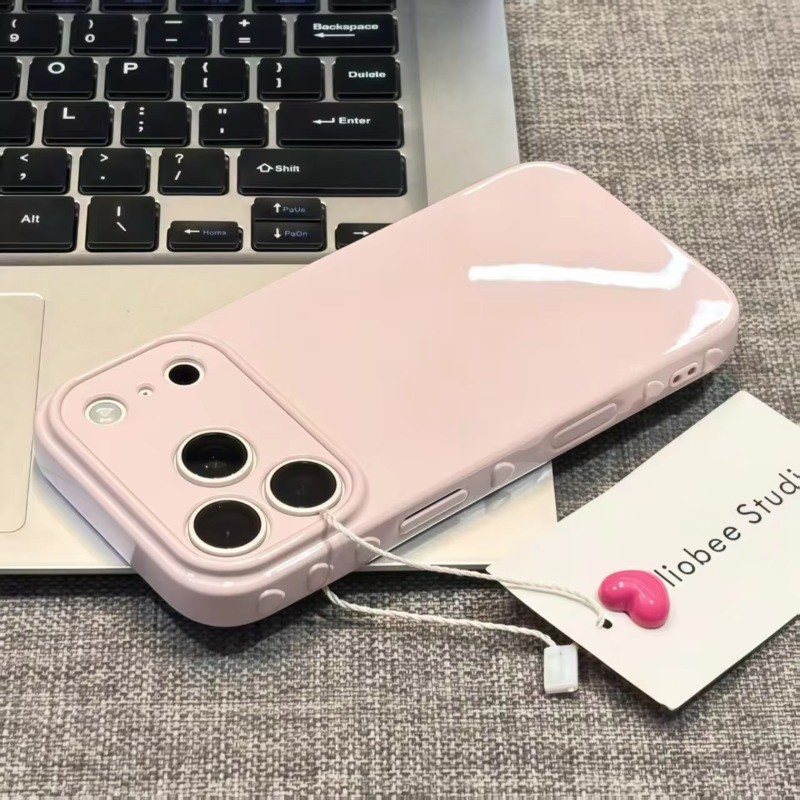 Ốp điện thoại silicon TPU mềm hình trái tim tình yêu 3D dễ thương cho iPhone 17 16 15 14 13 12 11 Pro Max Plus Vỏ chống sốc