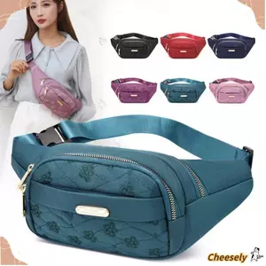 Túi đeo ngực nữ CHEESELY, Túi đeo thắt lưng 6 màu, Túi đựng điện thoại di động đa năng bằng vải thông thường Unisex