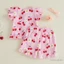 Bộ bé gái 3m-3y Áo và quần short có nút bay Daisy Trang phục mùa hè