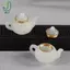 Ấm trà in hình Openwork phong cách Trung Quốc với mặt dây chuyền túi và móc khóa ô tô