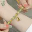 Vòng tay nữ đá giả ngọc Hetian sáng bóng - Trang sức thời trang, quà tặng sang trọng