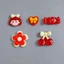Set Charm Đỏ Trong Suốt Cute – Cherry, Kẹo, Hoa, Bé Gái Dễ Thương, Phụ Kiện DIY Trang Trí dép đáng yêu