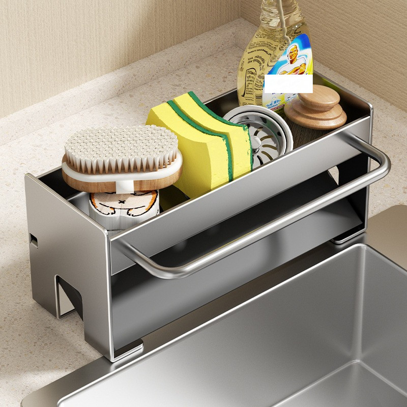 Kệ để đồ Rửa Chén,khay Nghiêng 45 độ,thoát Nước Tự động, Kệ để đồ đa Năng, Chất Liệu Thép Carbon Cao Cấp