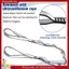 2 Chiếc Daisy Dây Xích Nylon Mạnh Leo Dây Có Thể Điều Chỉnh Dây Leo Dây Mạnh Daisy Dây Xích Cho Thể Thao Ngoài Trời Cắm Trại