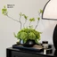 lẵng hoa giả trang trí phòng khách sảnh khách sạn bàn tiệc công ty decor cao cấp phong cách sang trọng cắm sẵn kèm bình