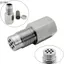 QIUWU M18 * 1.5 O2 Miếng đệm cảm biến oxy CEL Eliminator, Đèn động cơ Che, Bộ mô phỏng xúc tác Mini, Bộ chuyển đổi bằng thép không gỉ 304.