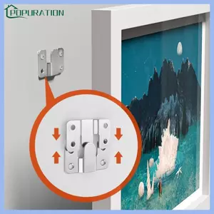 POP 100 Chiếc Khung Hình Kim Loại Chống Rỉ Sét Khóa Liên Động Treo Khóa Cho Khung Hình Và Kết Nối Nội Thất