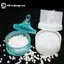 Ge Silicone Trang Sức Hạt Hộp Bảo Quản Khuôn Nhựa Làm Khuôn Đúc Thủ Công n