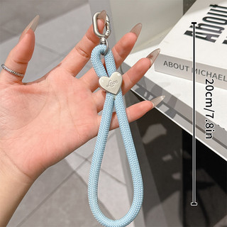 Dây buộc điện thoại di động dệt dây đeo cổ tay ngắn cá tính họa tiết denim di động dây buộc túi đeo cao cấp dành cho nữ