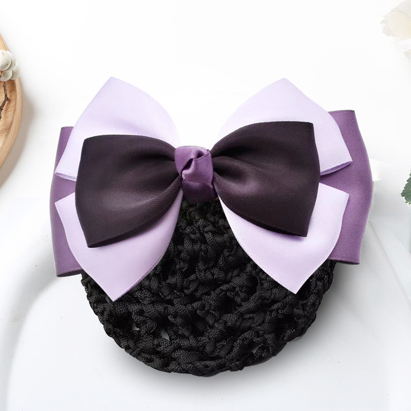 Scrunchie Lưới Bun Bao Cho Nữ - Phụ Kiện Tóc Chuẩn Mực cho Nhân Viên chuyên nghiệp