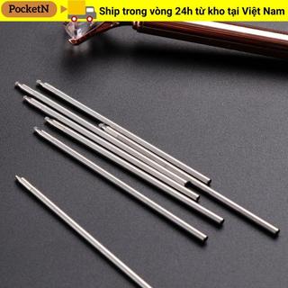 POCKETN 5 Cái / lô Bút Nạp Chữ Ký Văn Phòng Phẩm Bút Bi Bút Viết Đồ Dùng Thay Thế Lõi Nib Vừa