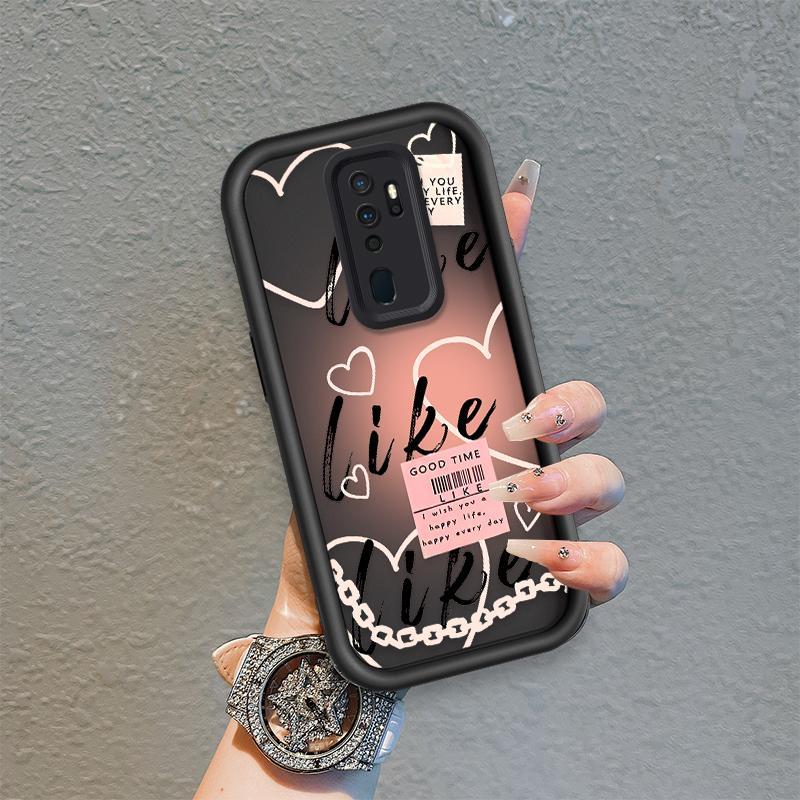 Ốp Cho OPPO A9 2020 A5 2020 A11 Ốp Điện Thoại Mềm Silicon Hoạt Hình TPU Like Music girl Angel Eye Chống Sốc Ốp Lưng