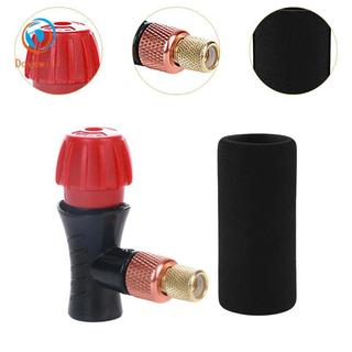 Bơm lốp xe đạp Dovewill CO2, Đầu bơm nhỏ gọn, Bộ chuyển đổi van, Núm điều khiển không khí, Hợp kim nhôm, để đi bộ, Xưởng, Đi xe thành phố và thể thao giải trí
