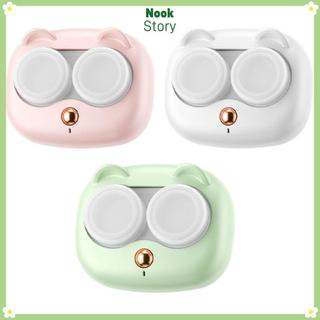 Máy làm sạch ống kính tiếp xúc NOOKSTORY, công nghệ siêu âm loại bỏ protein tự động, dễ dàng vệ sinh ở bất kỳ nơi đâu