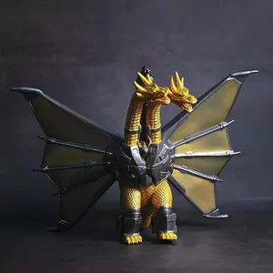 Phong cách mới Cơ khí Godzilla Rồng ba đầu Ghidorah Monster Model Hình cậu bé