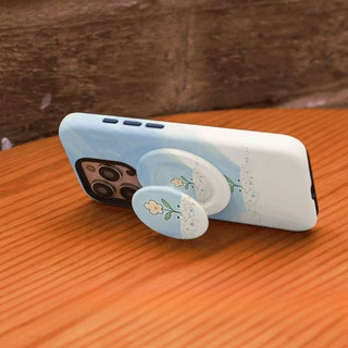 Ốp bảo vệ họa tiết hoa xanh cho iPhone 11 12promax 13pro15pro 15promax 14 14promax 14pro 16 pro max 16 plus 17 17promax ốp lưng hai trong một