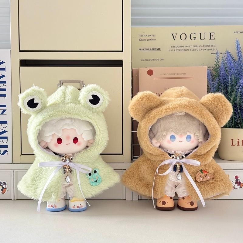 Quần áo trẻ em 10-20cm 20 Quần áo búp bê Cotton sang trọng dễ thương Áo choàng Áo choàng thời trang giá rẻ Chó con