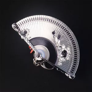 Quạt Yanyun Mười Sáu Không Bóng Quạt Mô Hình Kim Loại Hợp Kim Vũ Khí Trang Trí Móc Khóa Đồ Chơi 12CM Mát 260419