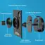 Xoay mật khẩu Piggy Bank Mini Coin Piggy Bank Hộp đựng tiền tổ hợp Lo Coin Tiết kiệm tiền giấy Hộp an toàn tiền mặt Đồ chơi trẻ em [mới]