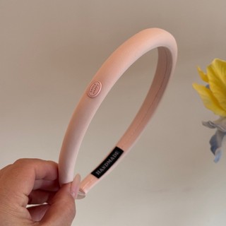 Kem Phong Cách Satin Vàng Nhãn Mỏng Đầu Nữ Thời Trang Xốp Đầu Cao Cấp Đơn Giản Áp Lực Kẹp Tóc Phụ Kiện Tóc