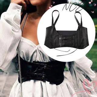 Corset eo underbust thời trang gothic da PU, điều chỉnh được, retro dành cho nữ và cô dâu