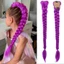 Yoo 26cm Dài Bím Tóc Giả Cho Cosplay Người Hâm Mộ Tiệc Dễ Dàng Lắp Đặt Bảo Trì Thấp Sợi Tổng Hợp