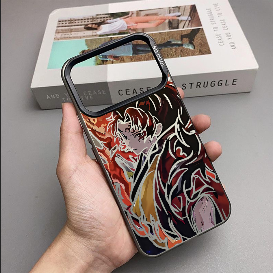 Dành Cho Redmi Turbo 4 Pro Note 15 Pro / 14 / 13 Mi 17 Pro Max 15T 14T K90 Pro Max Demon Slayer Tsugikuni Yoriichi‌ Ốp điện thoại Micro Matte Xiaomi 15 14 Vỏ Redmi siêu chống sốc
