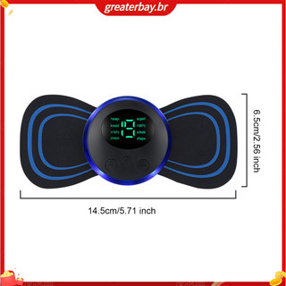 [Mới] Máy mát xa toàn thân bằng silicon Thiết bị giảm đau cổ và lưng Máy mát xa cơ Mini cầm tay để giảm đau và thư giãn 19 tốc độ 8 chế độ Thiết bị chăm sóc cổ thắt lưng Văn phòng tại nhà